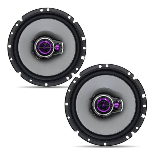 Alto Falante Pioneer 6 Polegadas Triaxial 100w Rms Ts-1760br Cor Preto