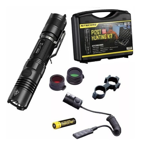 Linterna Militar Led Nitecore P12gt Kit De Caza + Accesorios