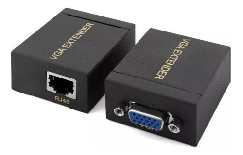 Imagen 3 de 4 de Cable Vga Prolongador Vga Por Utp Extensor Rj45 Hasta 60m