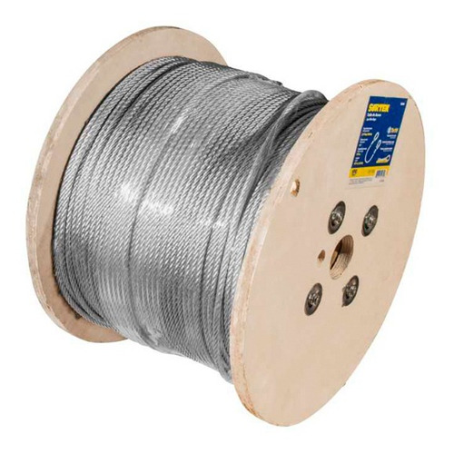 Cable Acero Acabado Galvanizado 7x7 1/8puLG X 450m Surtek