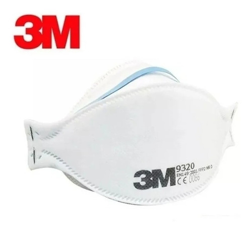 Máscara 3m Pff2 N95 Aura 9320 Br Prot Resp Anvisa Inmetro