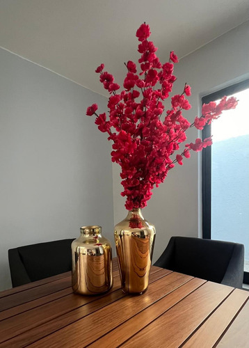 20pz Rama De Cerezo Durazno Flor 30 Varas Artificial 95cm Fucsia