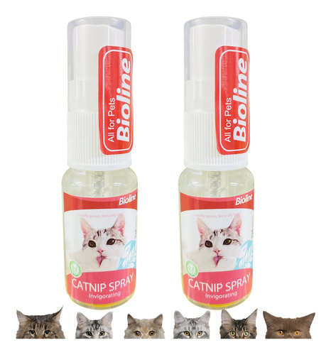 Catnip Gato Spray Lleva Dos