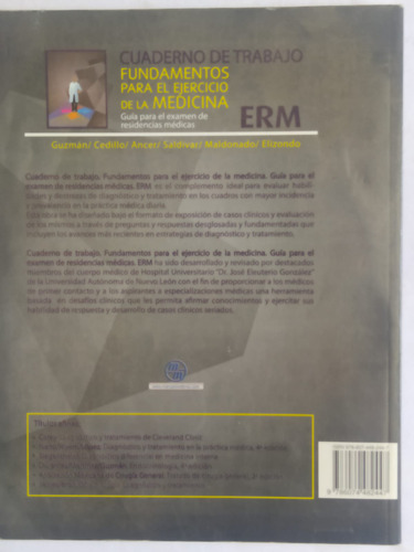Fundamentos Para El Ejercicio De La Medicina Erm Guzmán (Usado)