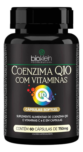 Coenzima Q10 Com Vitaminas - 60 Cápsulas - Bioklein