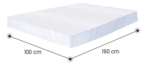 Combo: Protector Colchón Algodón King + 2 Almohadas Gel Orto