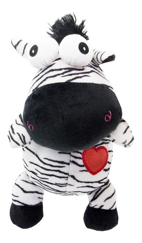 Imagen 3 de 10 de Peluche Cebra Love Funnyland San Valentin Enamorados 25cm