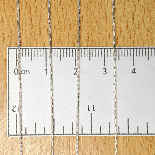 Imagen 2 de 3 de Cadena Plata Beauty 2 Grs X 40 Cm