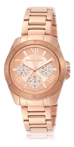Reloj Michael Kors Mk7264 Oro Rosa Para Mujer 36 Mm