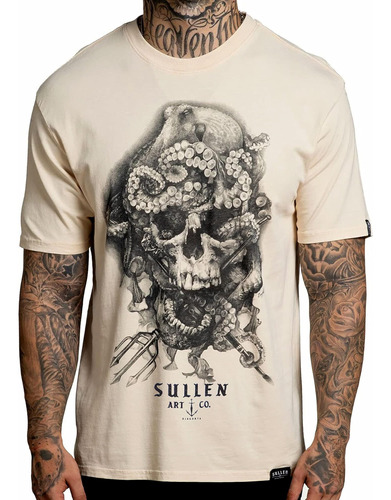 Sullen Neptune Premium Polera De Manga Corta Para Hombre, 