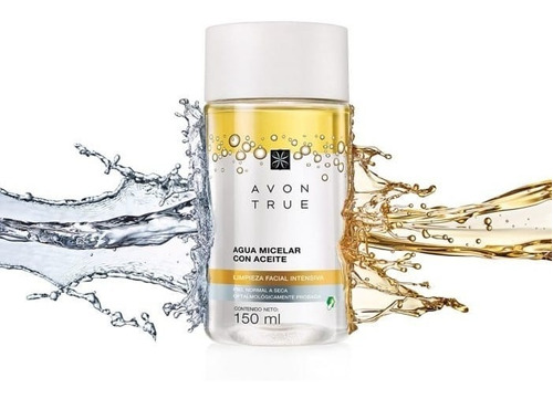 Agua Micelar Limpiadora Con Aceite 150ml - Avon True - Caba