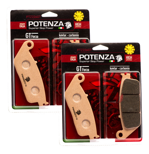 Kit 2un Pastilha Potenza Dianteira Hornet S/abs 00/14 226gt