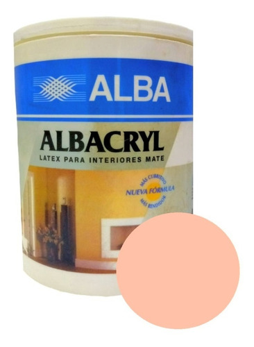 Latex Interior Mate Alba Durazno 4 L Solo Envio