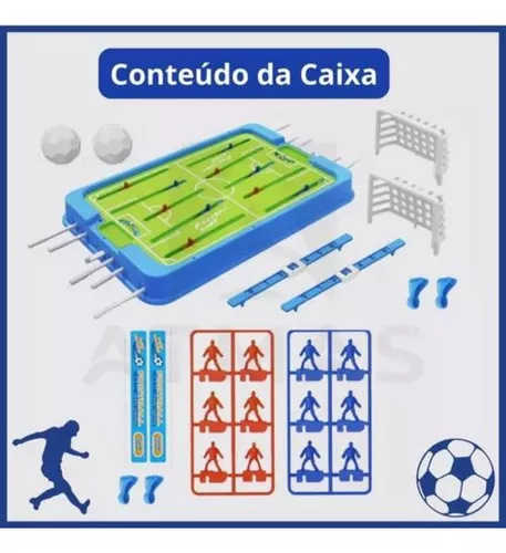 Jogo Futebol De Mesa Pebolim Interativo Crianças Pimball - Zoop