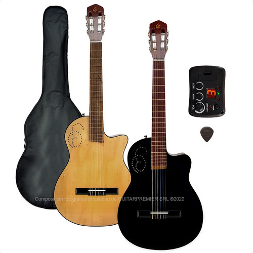 Guitarra Electroacustica Media Caja Cuerdas Nylon Eq Fishman