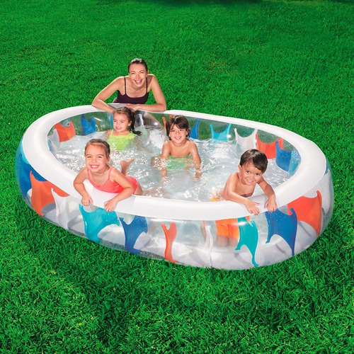 Alberca Inflable Ovalada Bestway 54066 542l Multicolor