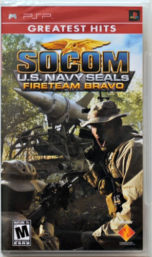 Jogo Game Socom U. S. Navy Seals Fireteam Bravo Psp Lacrado