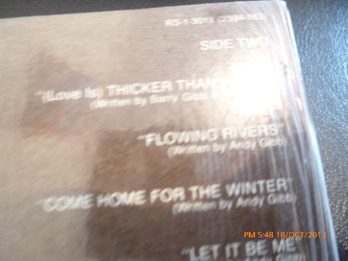Vinilo Lp De Andy Gibb - Flowing Rivers (u87