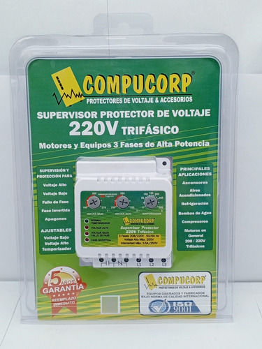 Supervisor De Voltaje 220v / Trifásico / Compucorp 