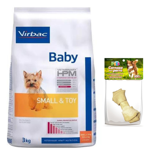 Alimento Virbac Baby Small & Toy 3kg + Regalo