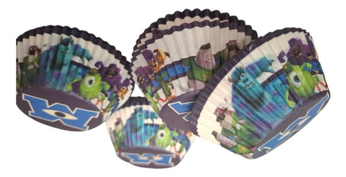 *capacillos Monsters University Disney Cupcake Fondant