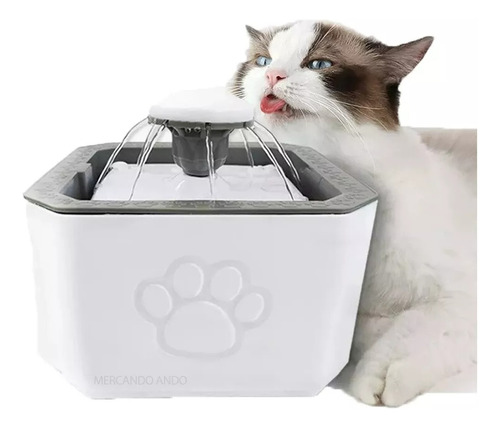 Fuente De Agua Para Mascotas Gatos Perros 2.5 L Bebedero