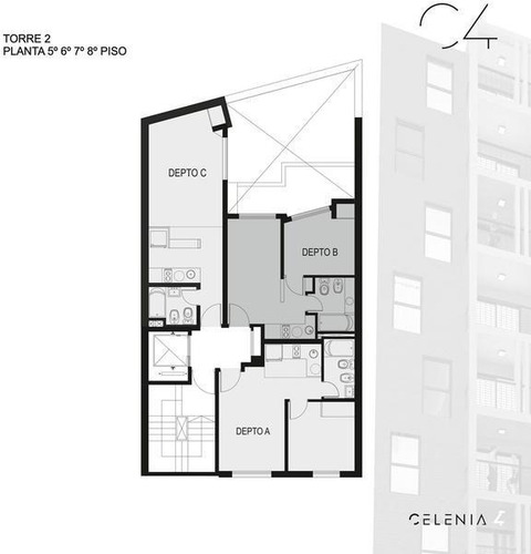 Departamento 1 Dormitorio En Rosario
