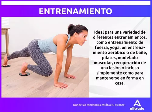 Discos Deslizantes Funcional Fitness Gym Doble Cara X2