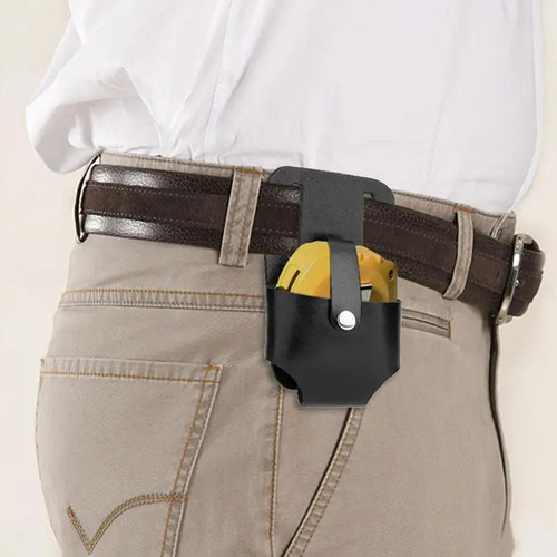 Suporte De Fita Métrica Para Cinto, Resistente, Preto