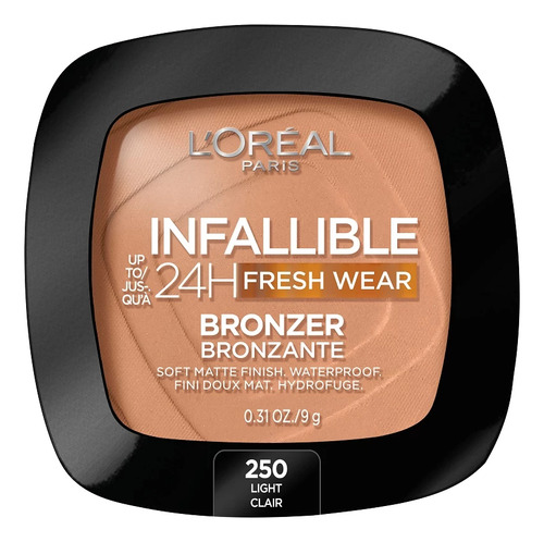 Base Loreal Infallible Fresh Wear Bronzer Light Tono 250 Light