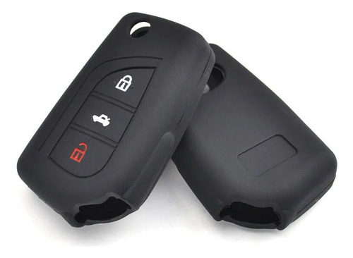 Funda / Protector / Cobertor De Llave Flip Toyota 3 Botones