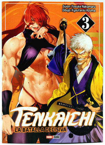 Tenkaichi N. 3: La Batalla Decisiva, De Yosuke Nakamaru. Tenkaichi, Vol. 3. Editorial Panini, Tapa Blanda, Edición 1 En Español, 2024