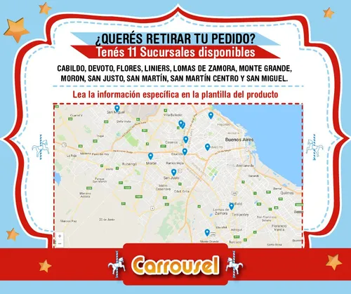 Jugueteria carrousel cabildo new arrivals