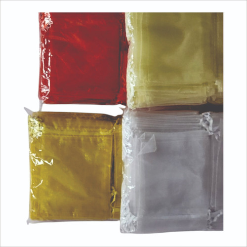 Bolsa Organza Tul 9x12cm 1000u Souvenir Candy Regalo X Mayor Dorado Bo9x12dr