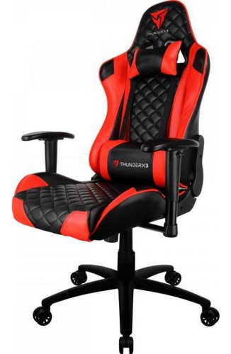 Cadeira Gamer Thunderx3 Tgc12 Vermelha Preto/vermelho Couro Sintético
