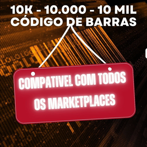 10k Código Ean 13 Br Para Todos Marketplaces Americanas B2w