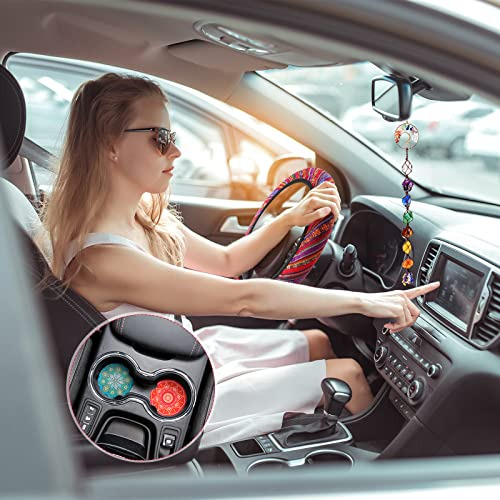 Conjunto De Accesorios Automóvil Mandala De 6 Piezas Q...