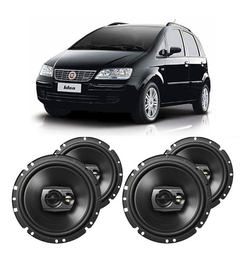 Falante Fiat Idea 2005 A 2010 200w Rms Automotivo Kit