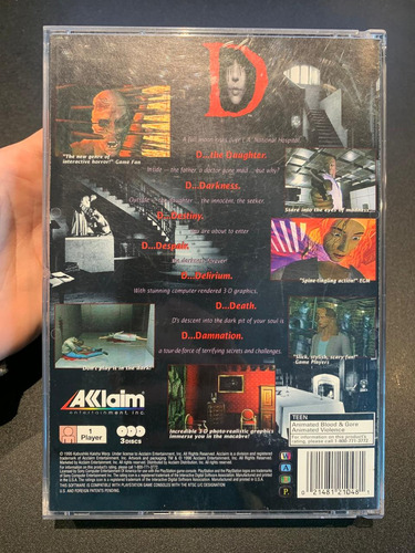 D Long Box Playstation Ps1 (Usado)