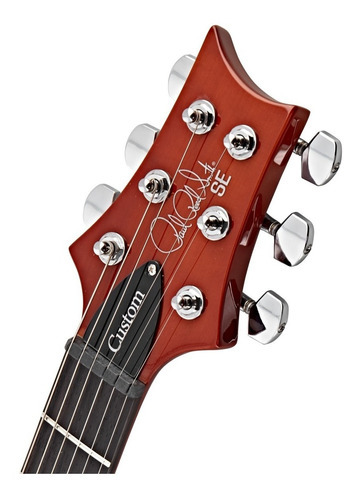 Guitarra Eléctrica Prs Se Custom 22 C/funda Vintage Sunburst Material Del Diapasón Palisandro