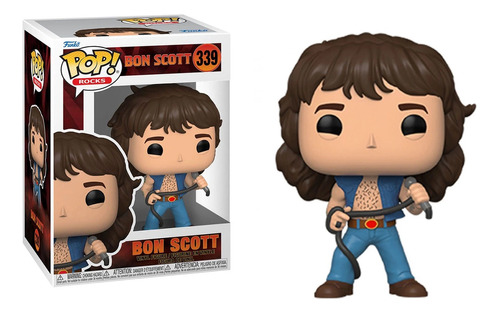 Funko Pop! 339 Ac/dc Vocalista Bon Scott Rock And Roll 