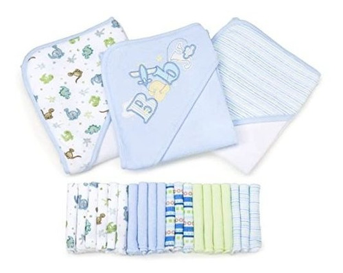 Spasilk Set De Regalo De Baño Para Bebés Essential, 23 Pieza