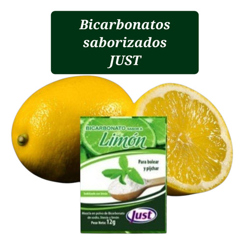 Just Bicarbonatos Saborizados X 20 Cajas Total 1000 Sobres
