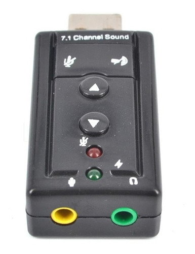 Adaptador Usb Saída P2 Audio E Microfone C/ Controles Do Som