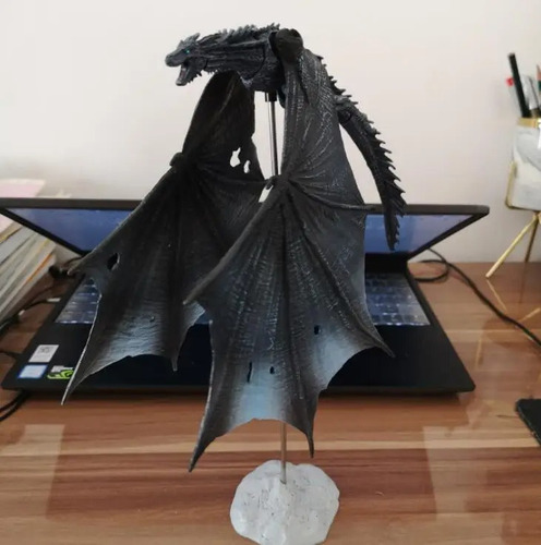 Figura De Acción Tv Viserion Ice Dragon Rhaegal, Modelo Muñe