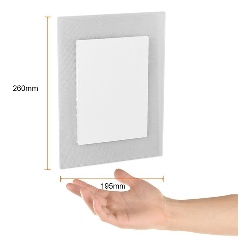 Aplique Pared Led Interior, Sobreponer, 10w, Luz Cálida