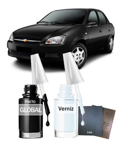 Tinta Tira Risco Gm Corsa Classic Life 2011 Preto Global