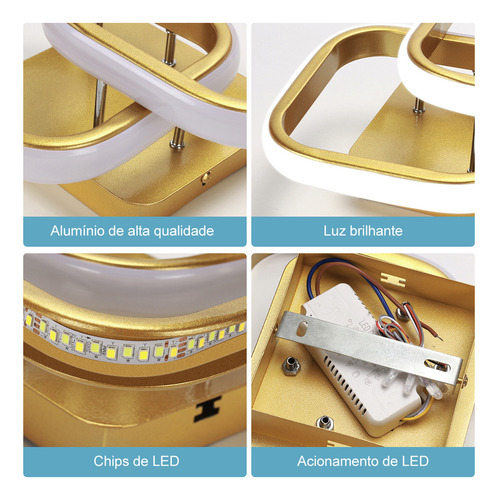 S Luminária De Teto 28w Lustre Led Quarto Banheiro 3 Em 1,c