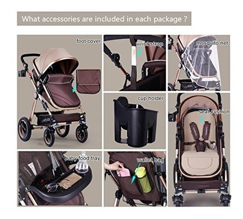 Cynebaby Vista City Golden Coche Paseador Bebe Modular