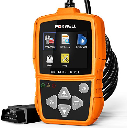 Foxwell Nt201 Escáner Obd2 Automático Verificar Lector De Có